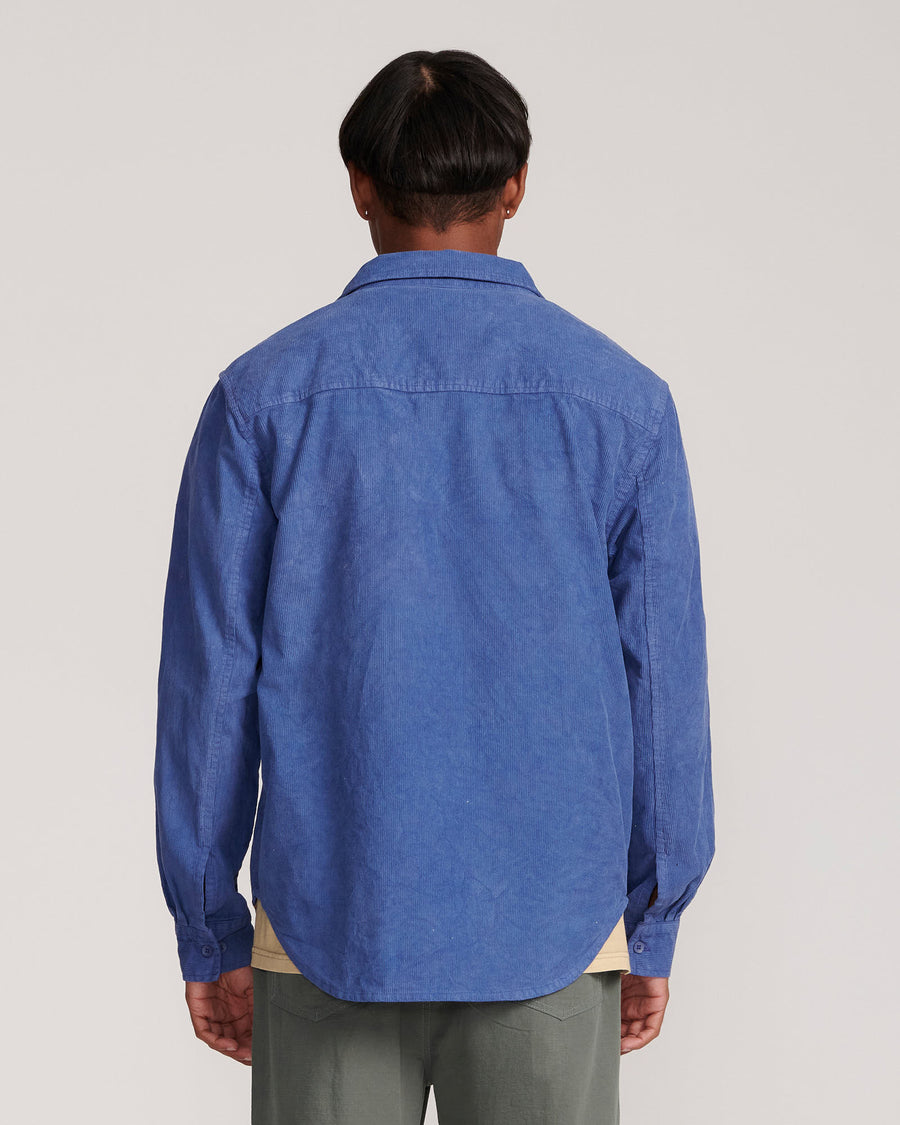 Lazy Boy Corduroy Shirt - Blueberry