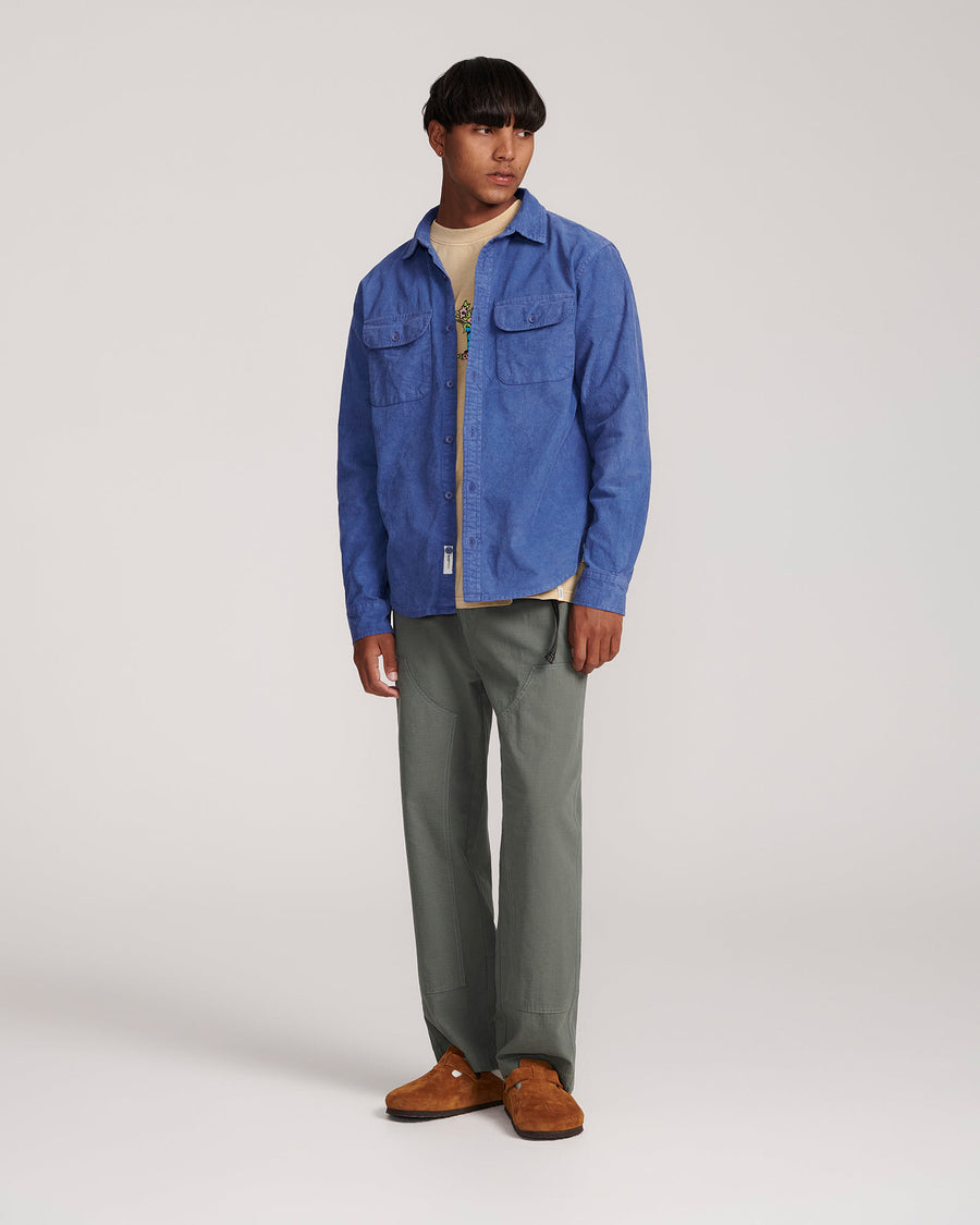 Lazy Boy Corduroy Shirt - Blueberry