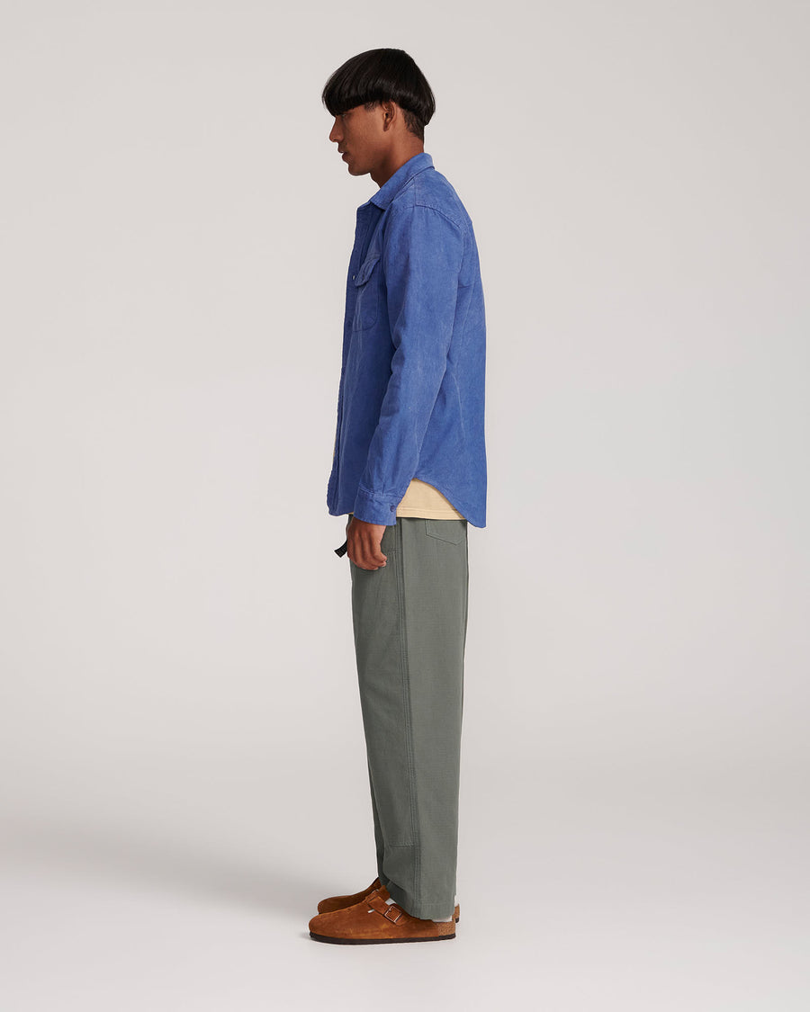 Lazy Boy Corduroy Shirt - Blueberry