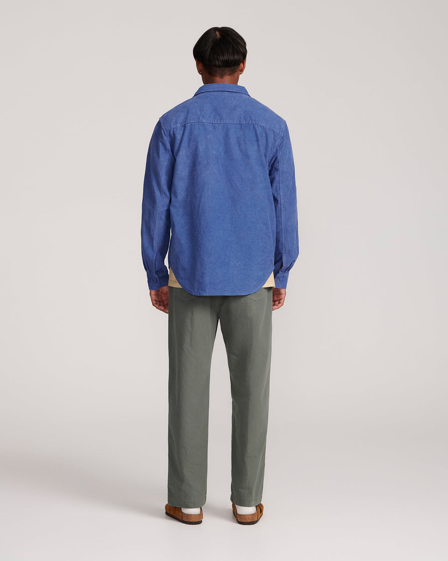 Lazy Boy Corduroy Shirt - Blueberry