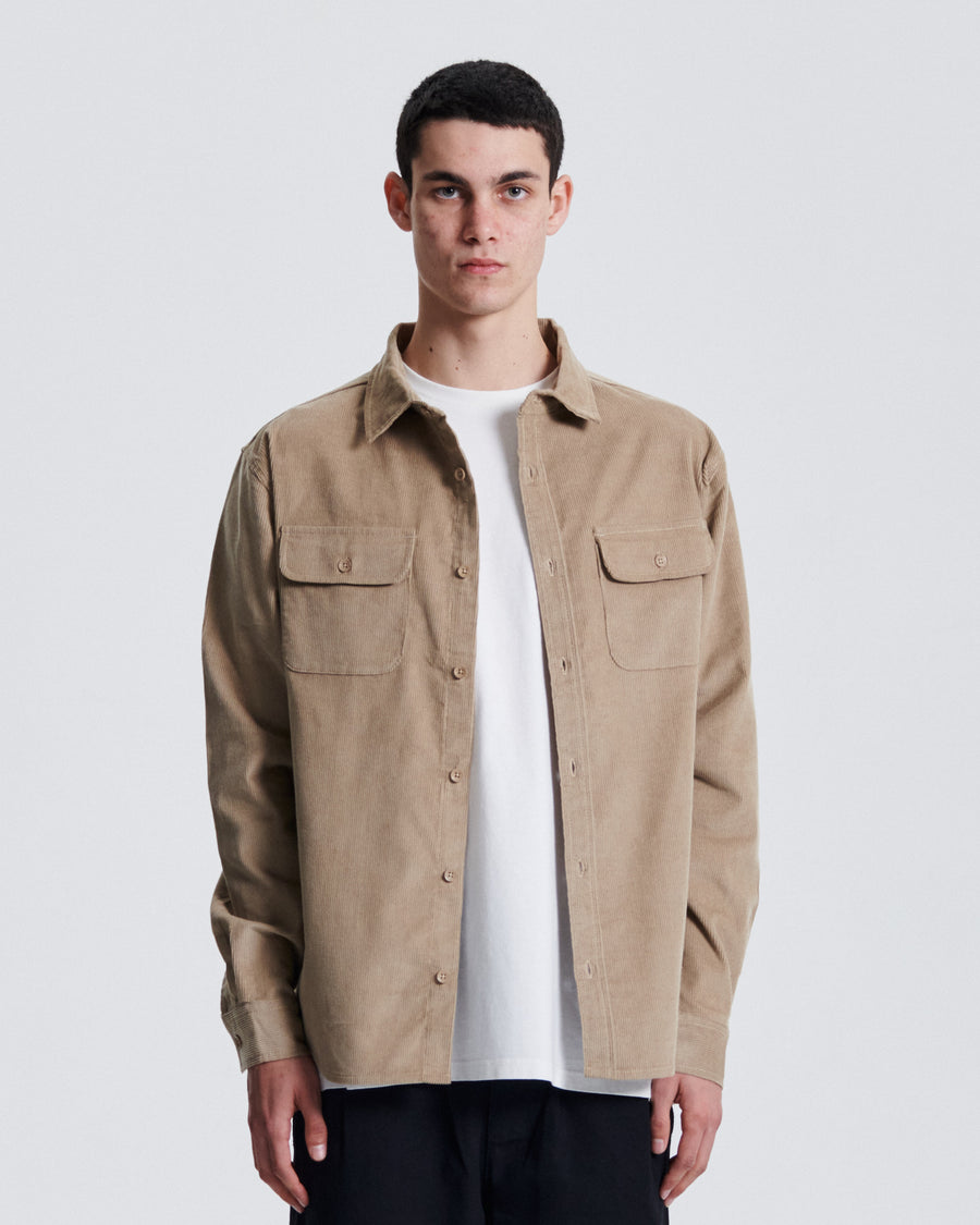 Lazy Boy LS Shirt - Taupe