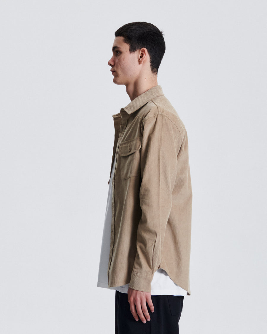 Lazy Boy LS Shirt - Taupe