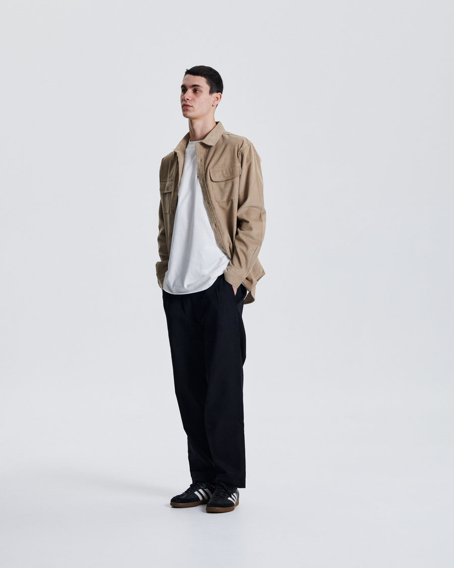 Lazy Boy LS Shirt - Taupe