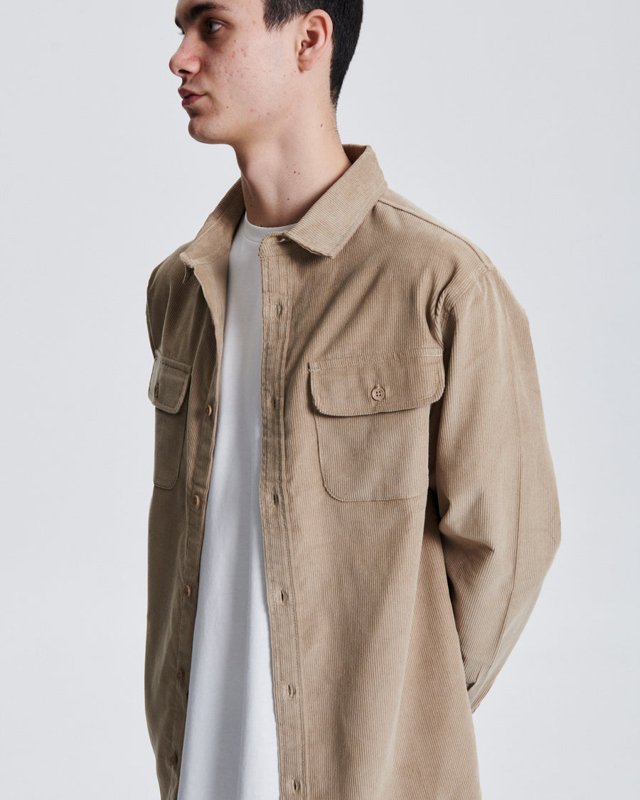 Lazy Boy LS Shirt - Taupe