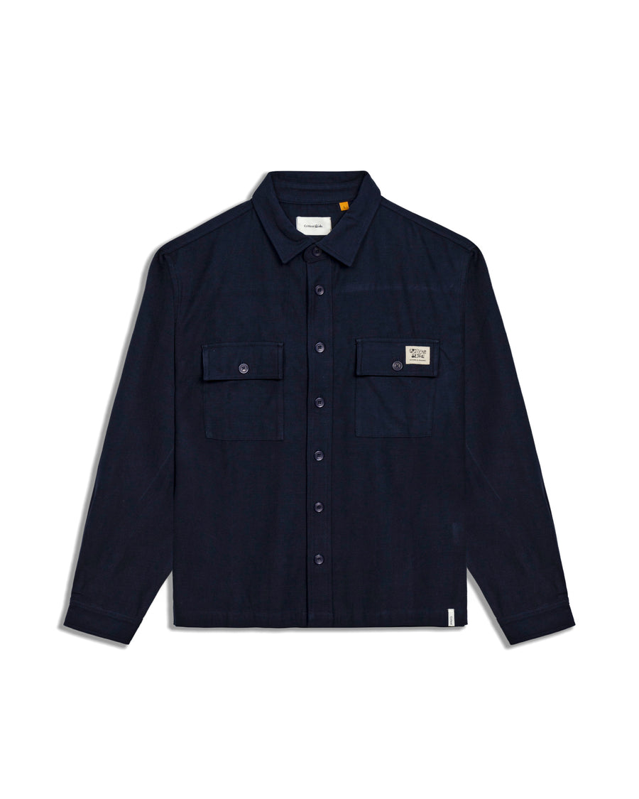 Rambler Canvas Overshirt - Ink