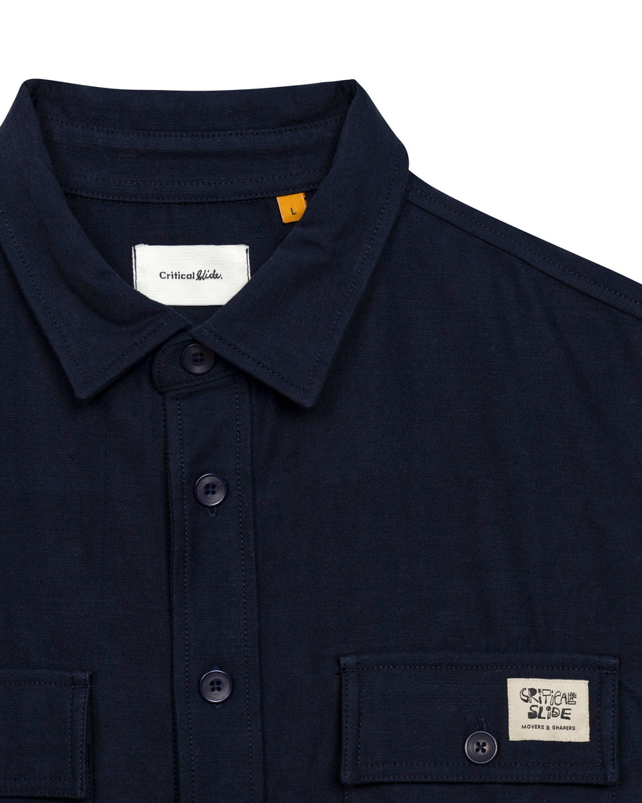 Rambler Canvas Overshirt - Ink