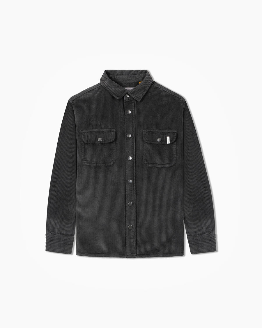 Surface Corduroy Overshirt - Vintage Black