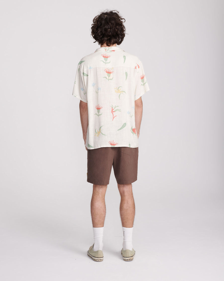 MAYTIVES LINEN SS SHIRT - ECRU