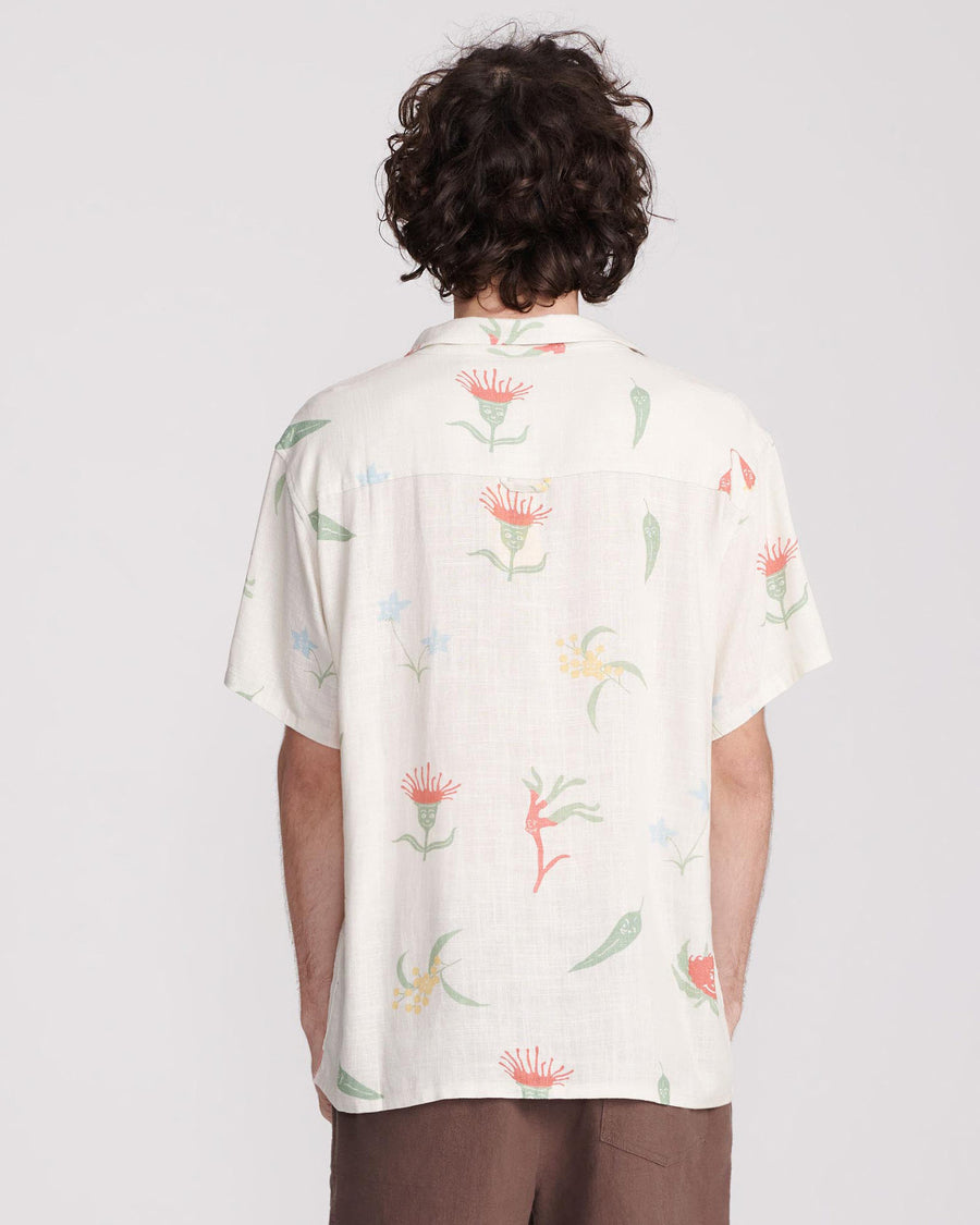 MAYTIVES LINEN SS SHIRT - ECRU