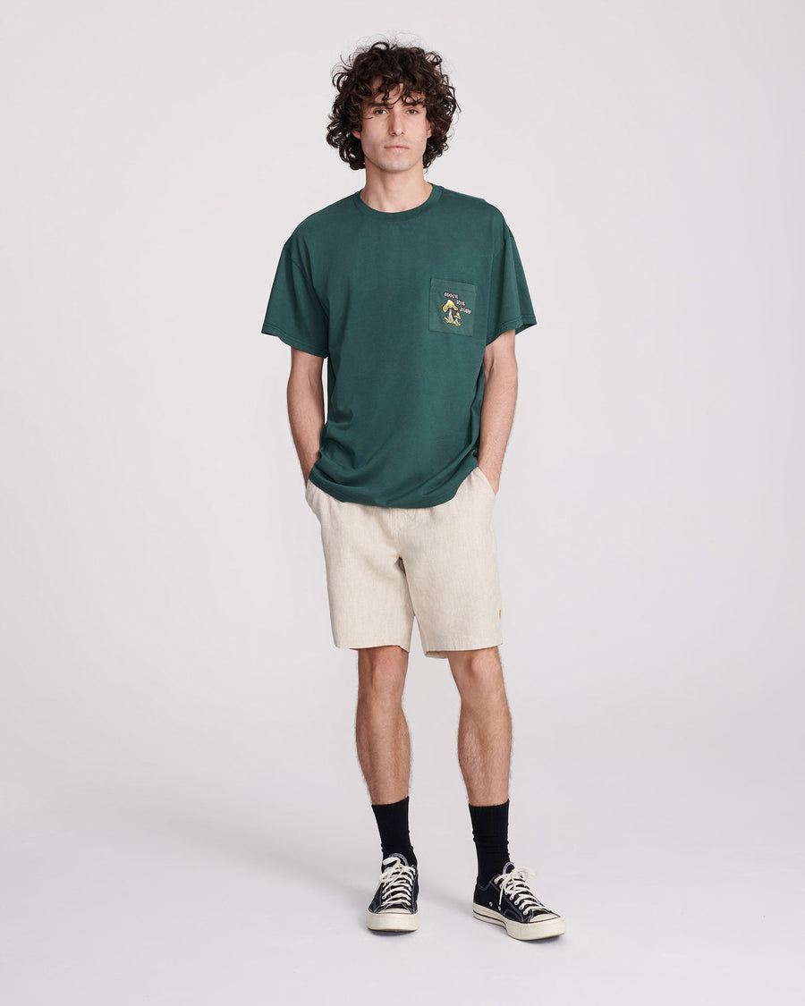 PATTY POCKET TEE - PINE