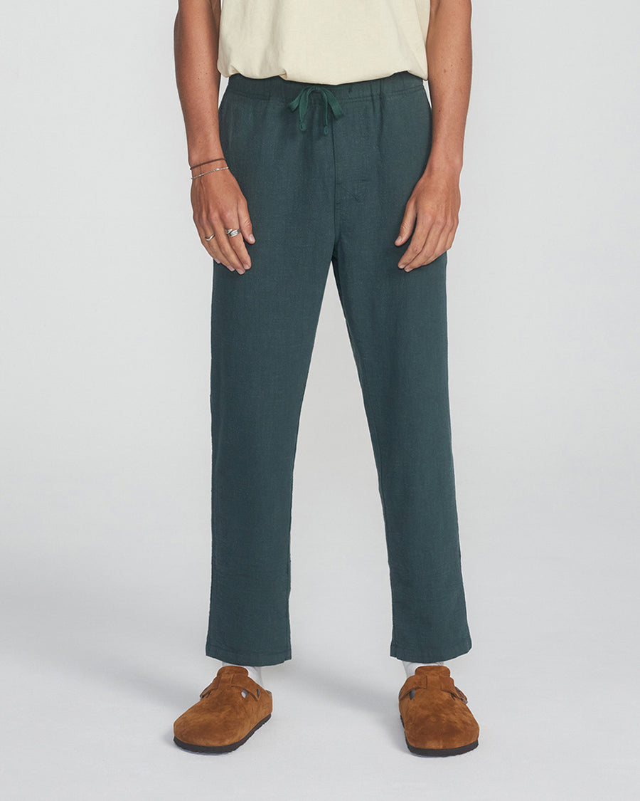 Cruiser Linen Pant - Green