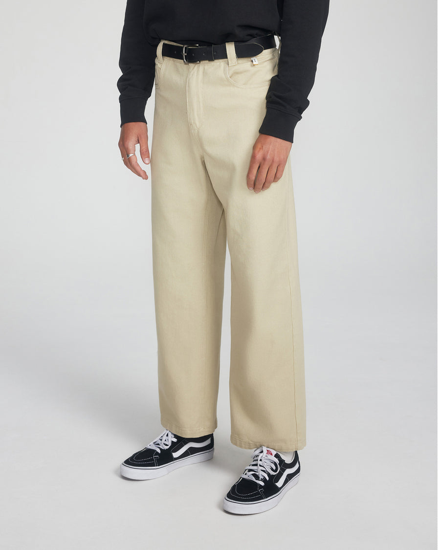 Peaty 5 Pkt Pant - Ecru