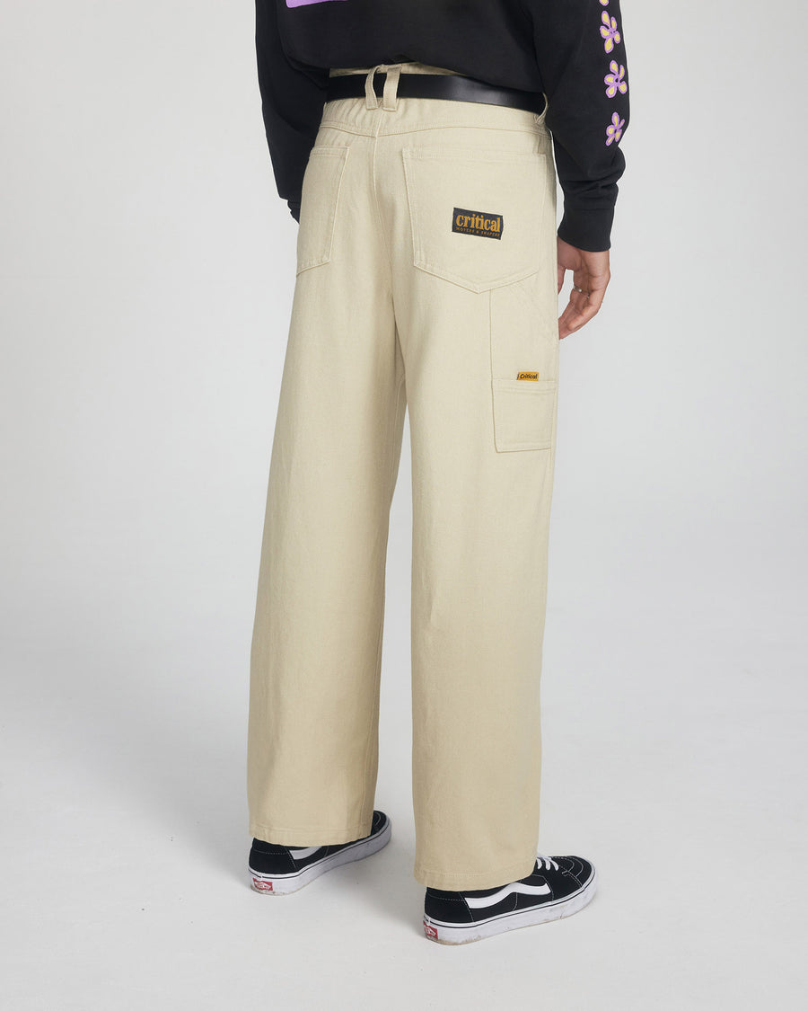 Peaty 5 Pkt Pant - Ecru