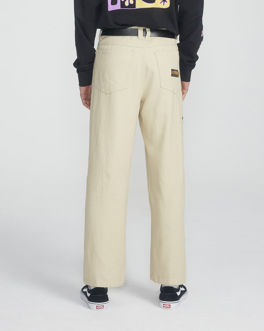 Peaty 5 Pkt Pant - Ecru