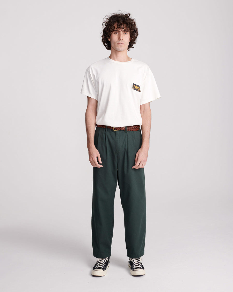 Harro Pleat Pant  - Pine