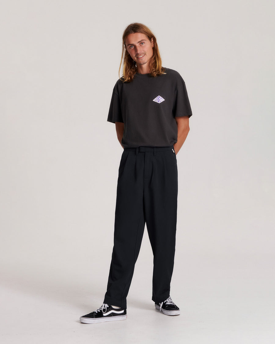 Harro Twill Pant - Black