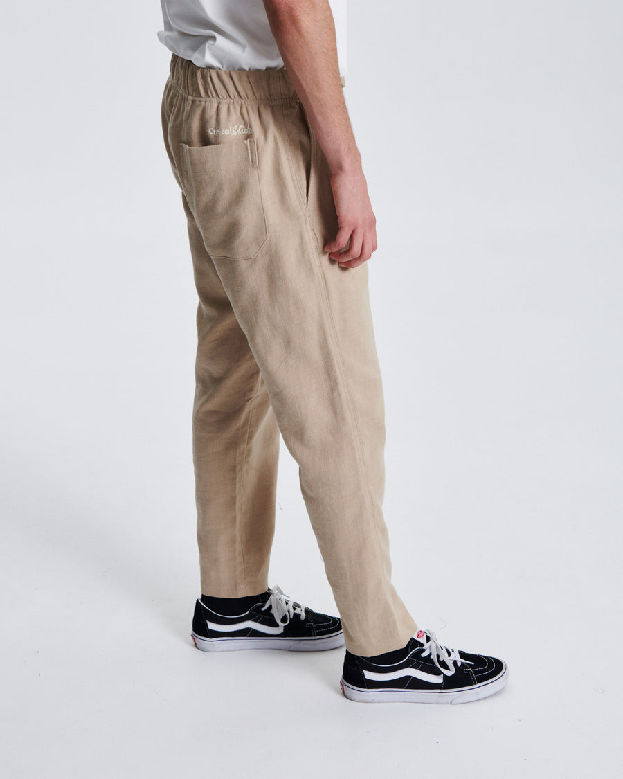Cruiser Linen Pant - Ecru