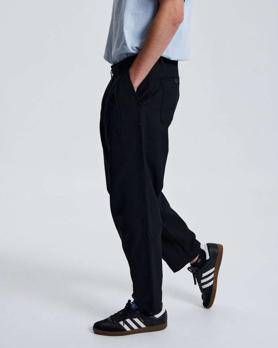 Harro Twill Pant - Black