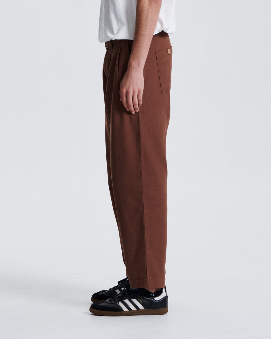 Harro Twill Pant - Brown