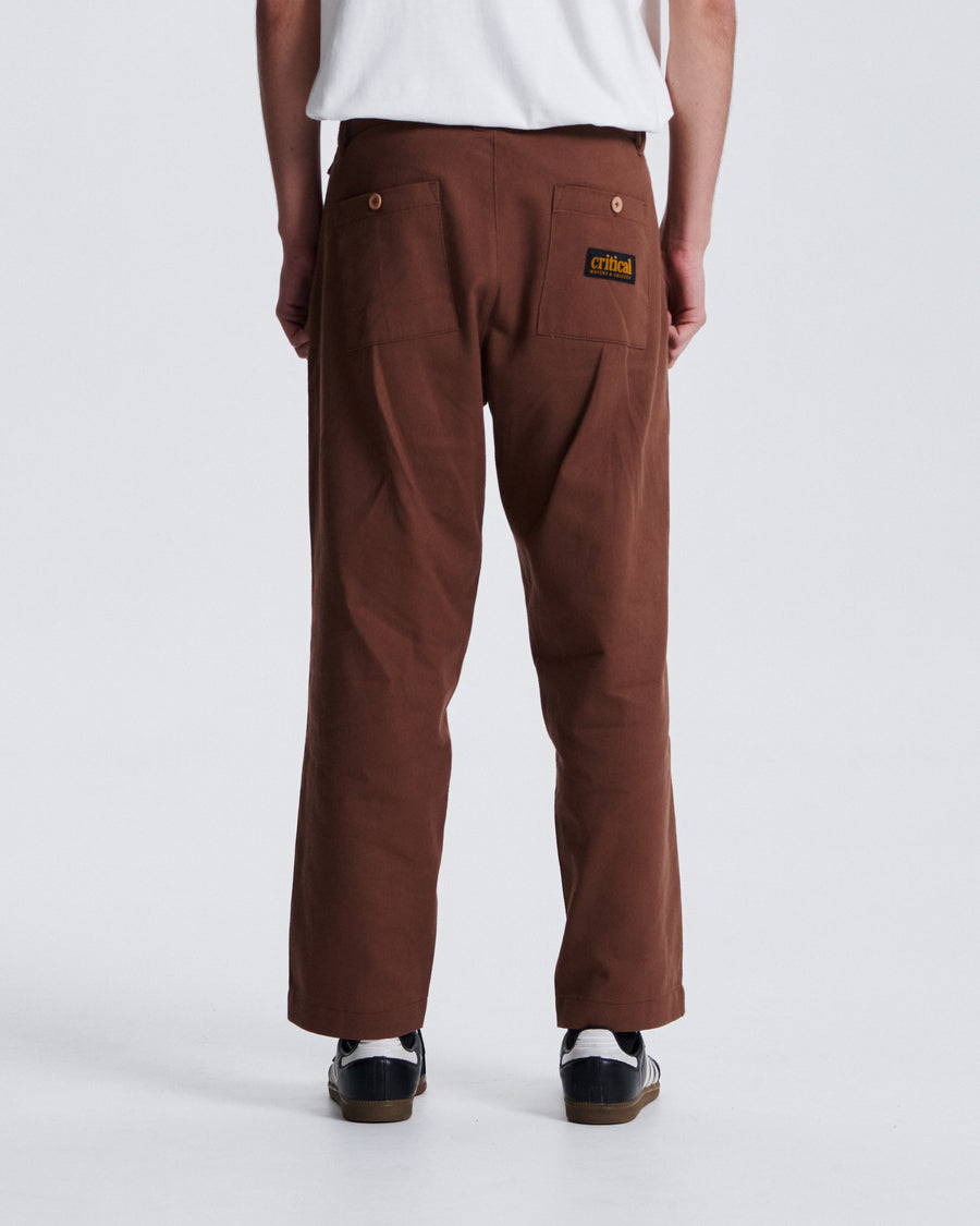 Harro Twill Pant - Brown