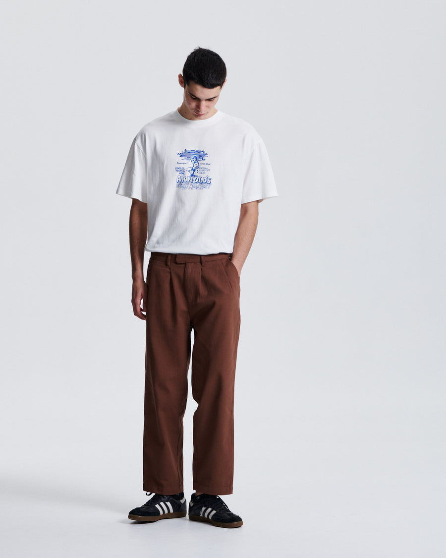 Harro Twill Pant - Brown