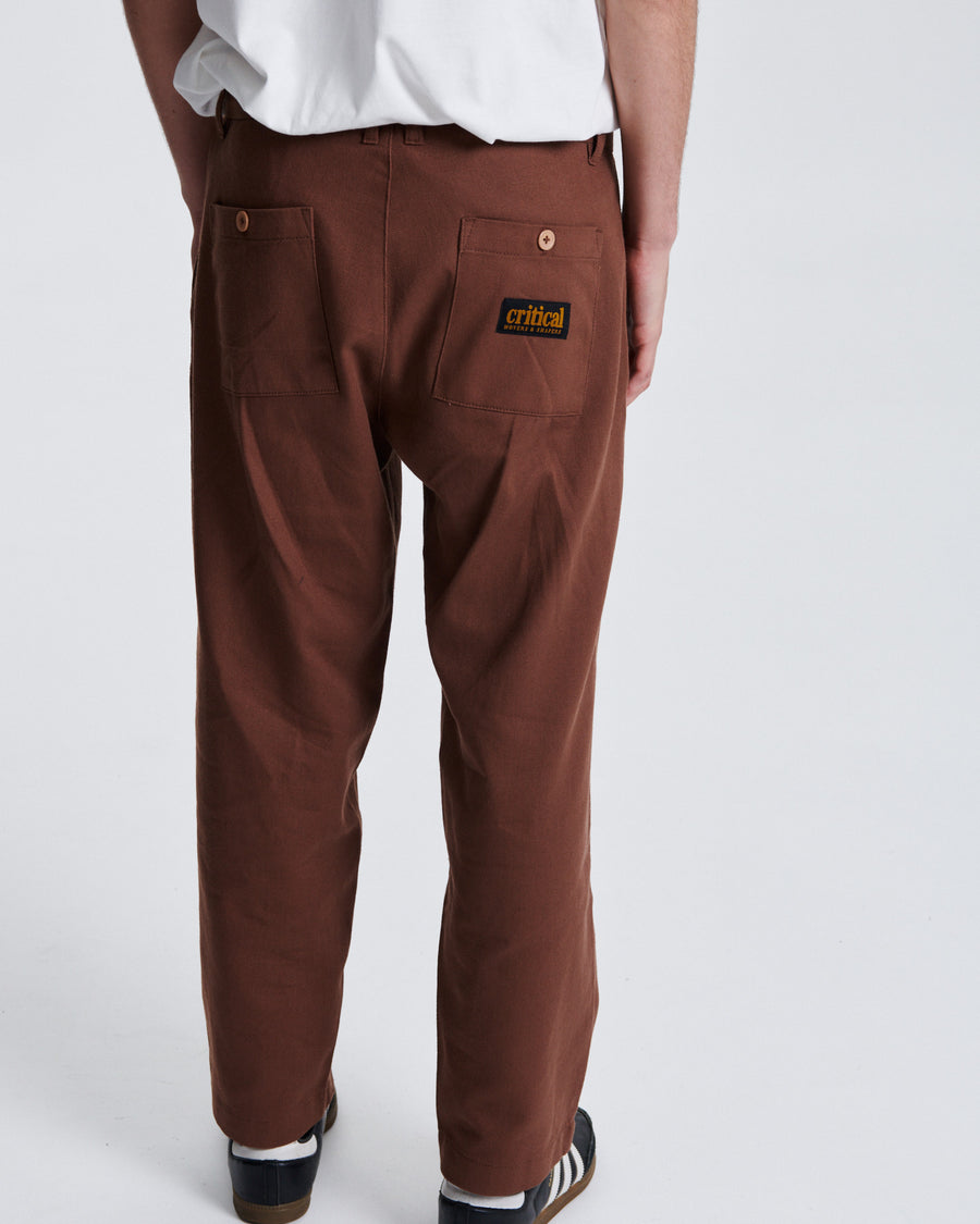 Harro Twill Pant - Brown