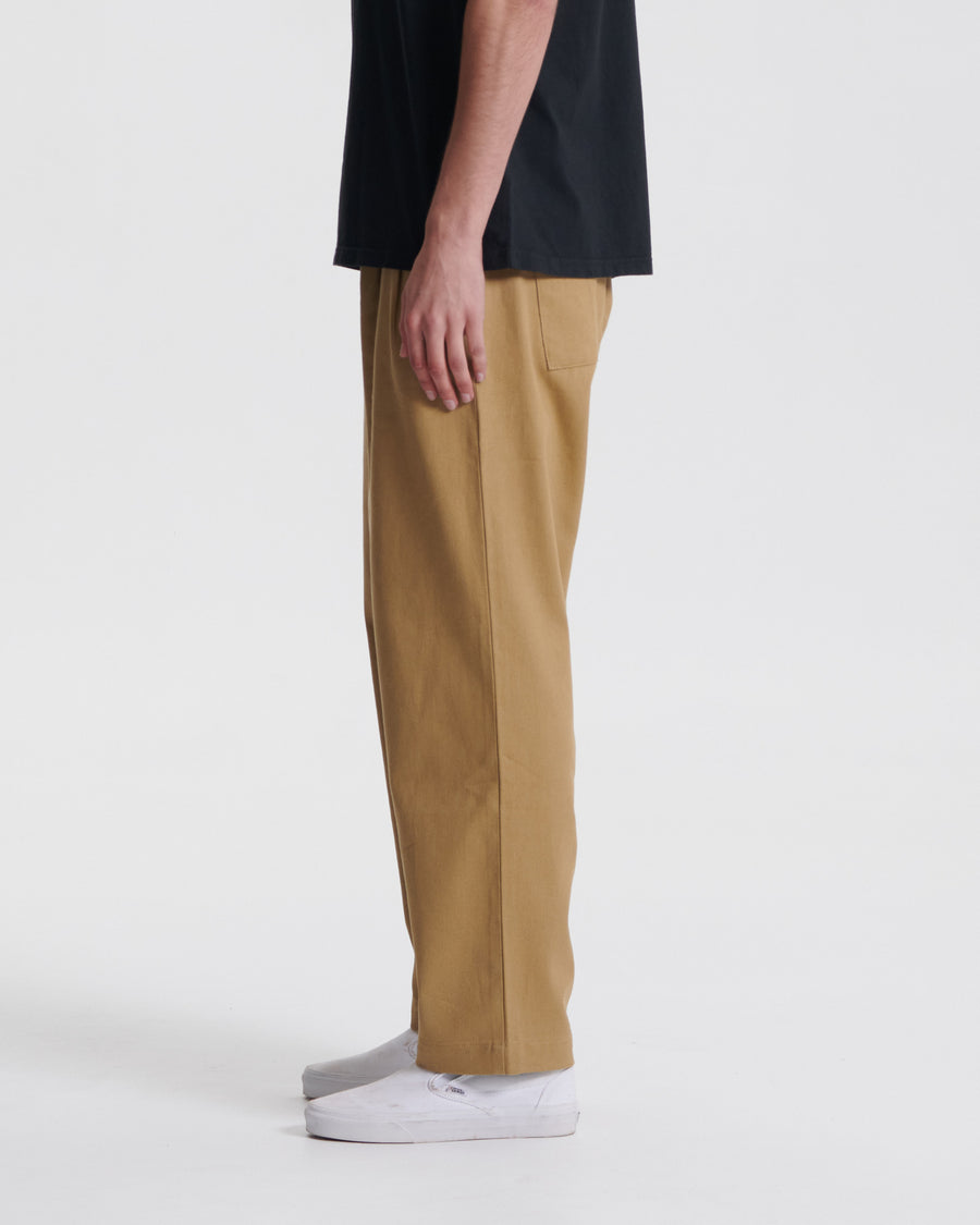 Harro Twill Pant - Khaki