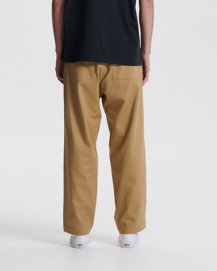 Harro Twill Pant - Khaki