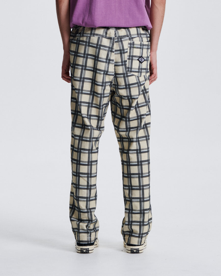 Fever Check Pant - Ecru