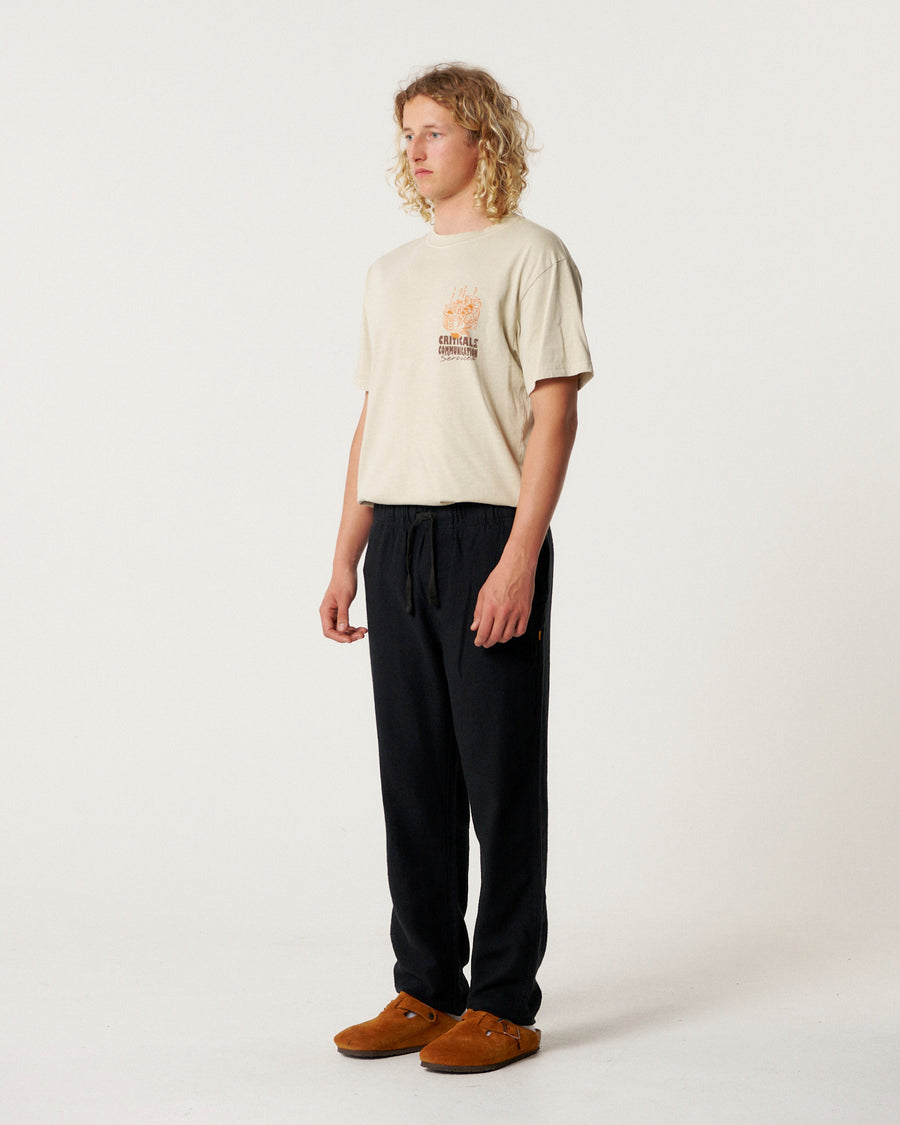 Cruiser Linen Pant - Vintage Black