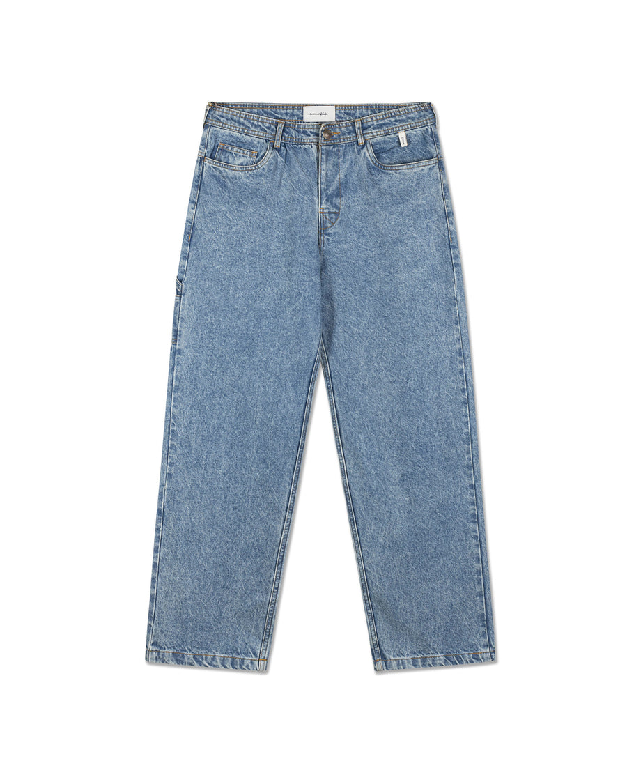 Peaty 5 Pocket Denim Carpenter Jean - Washed Blue