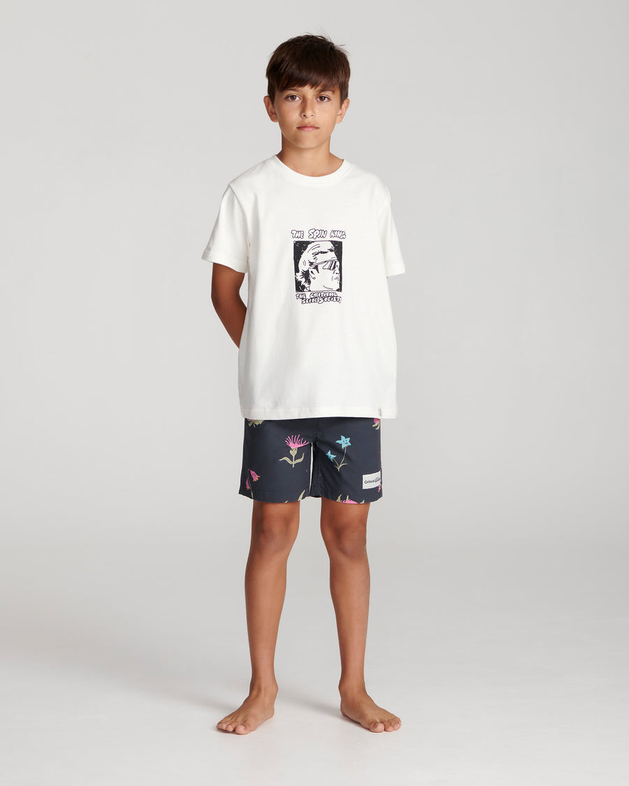 Spinner Kids Tee  - Vintage White