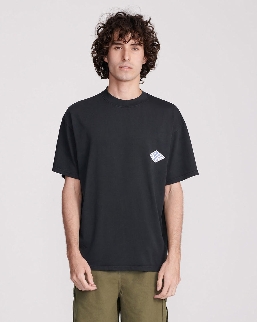 SCRIBBLE TEE - VINTAGE BLACK