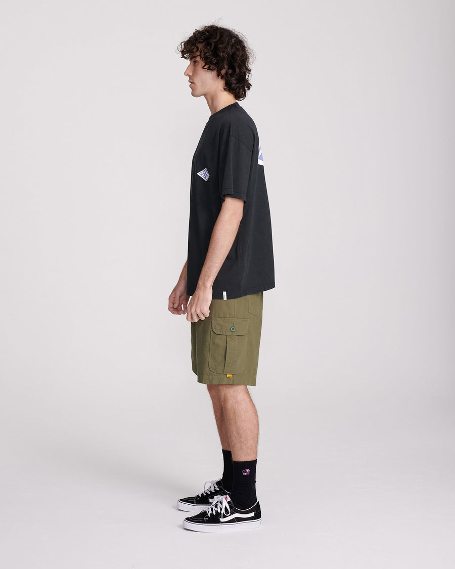 SCRIBBLE TEE - VINTAGE BLACK