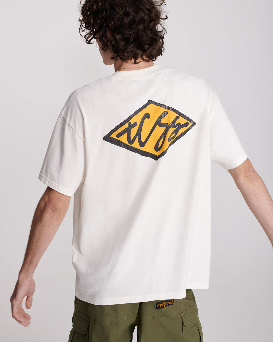 SCRIBBLE TEE - VINTAGE WHITE