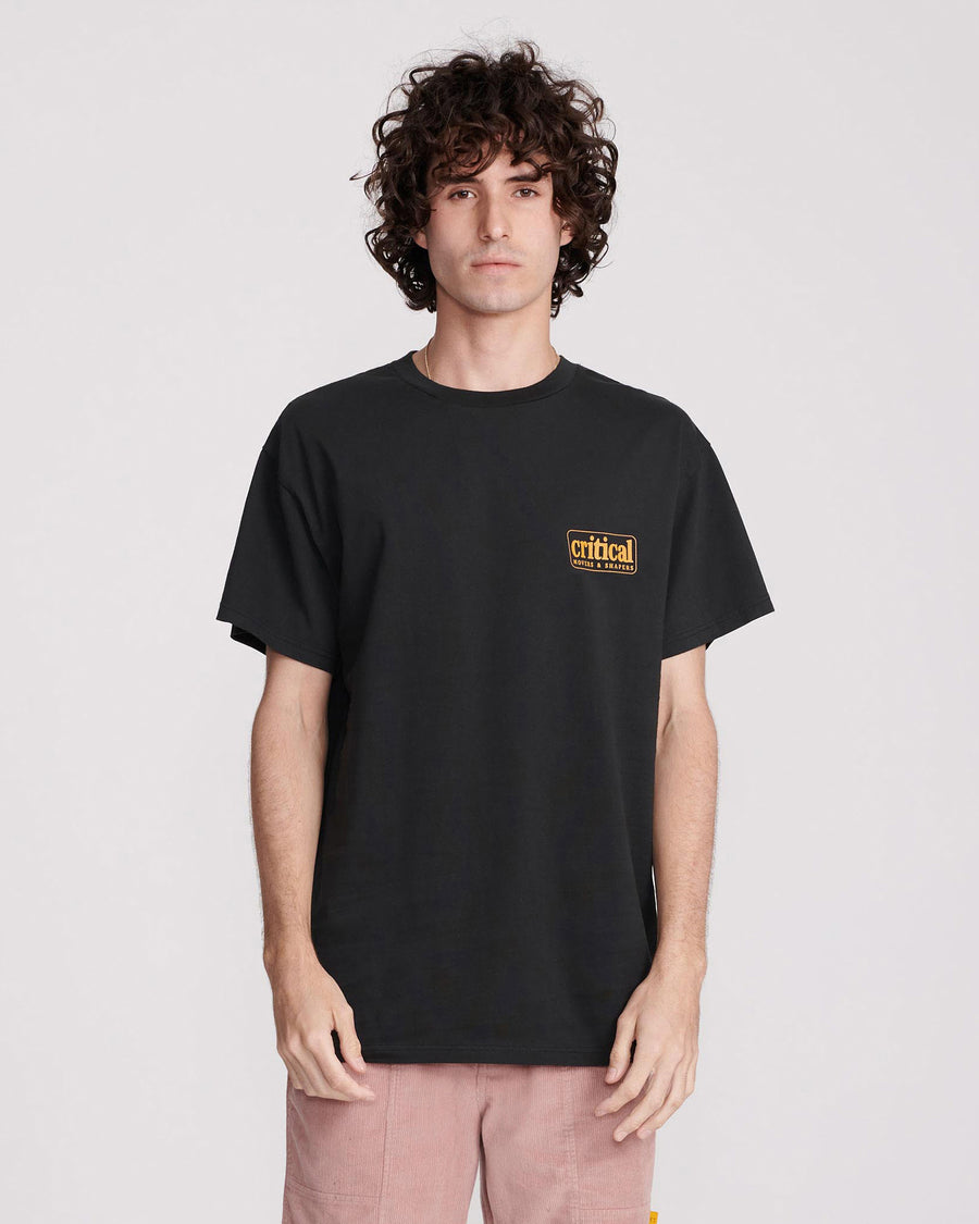 SHAKER TEE - VINTAGE BLACK