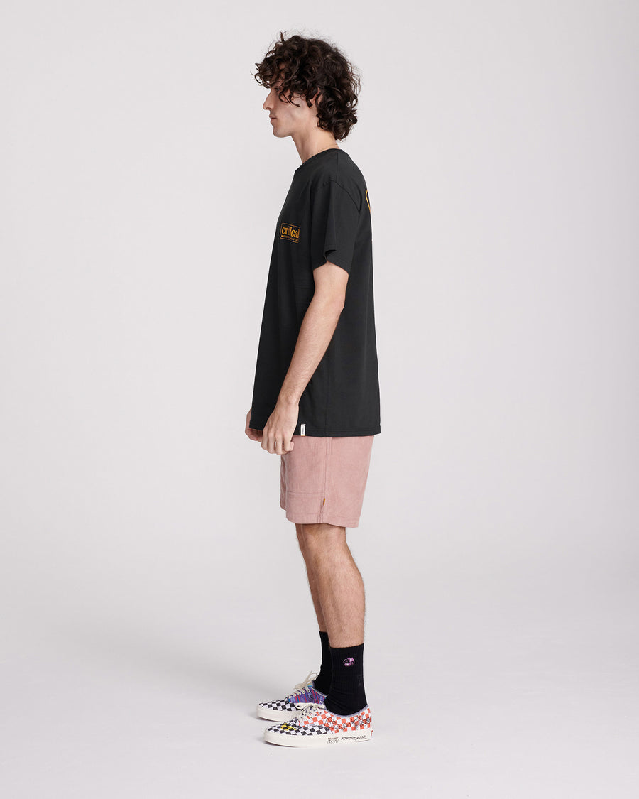SHAKER TEE - VINTAGE BLACK