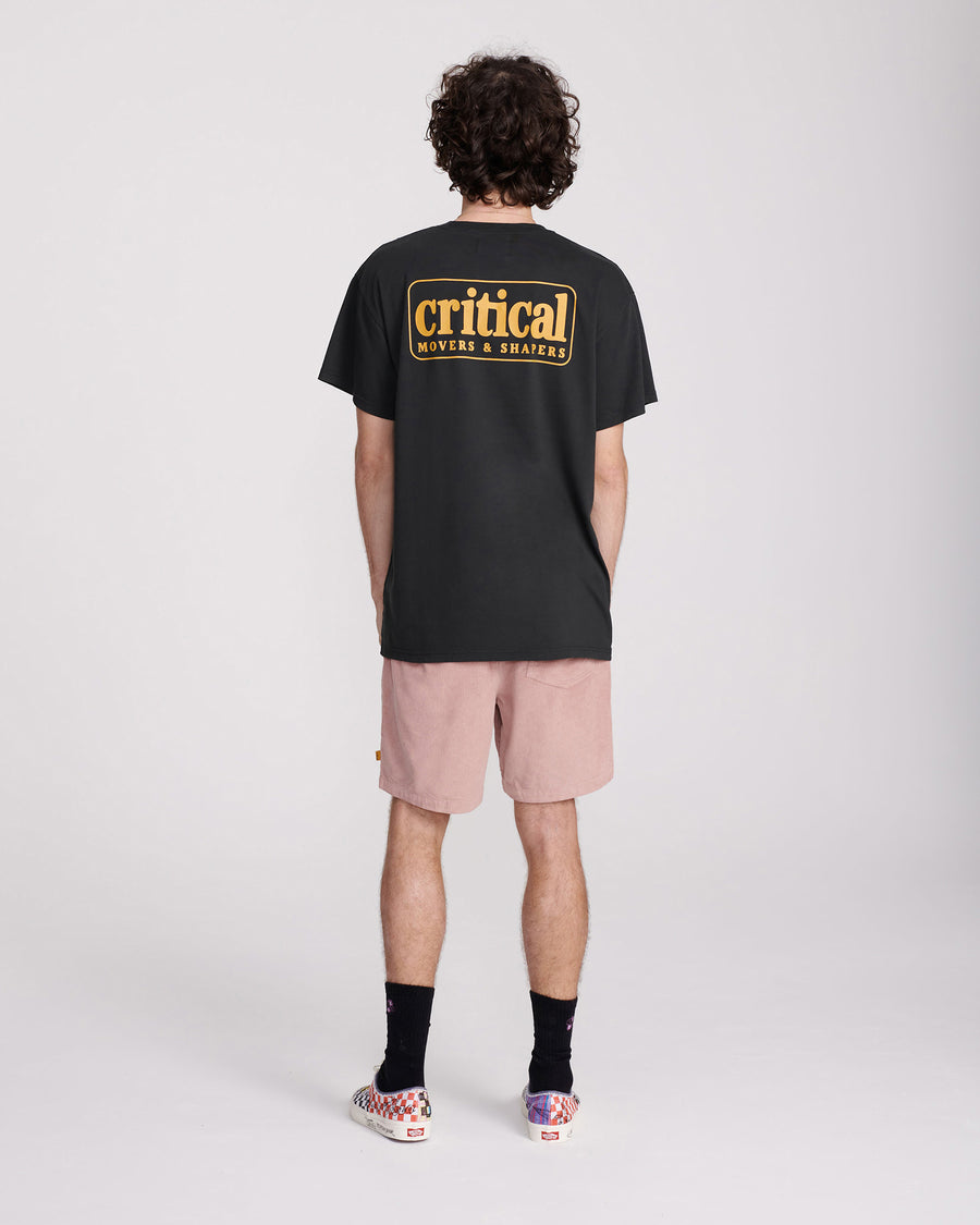 SHAKER TEE - VINTAGE BLACK