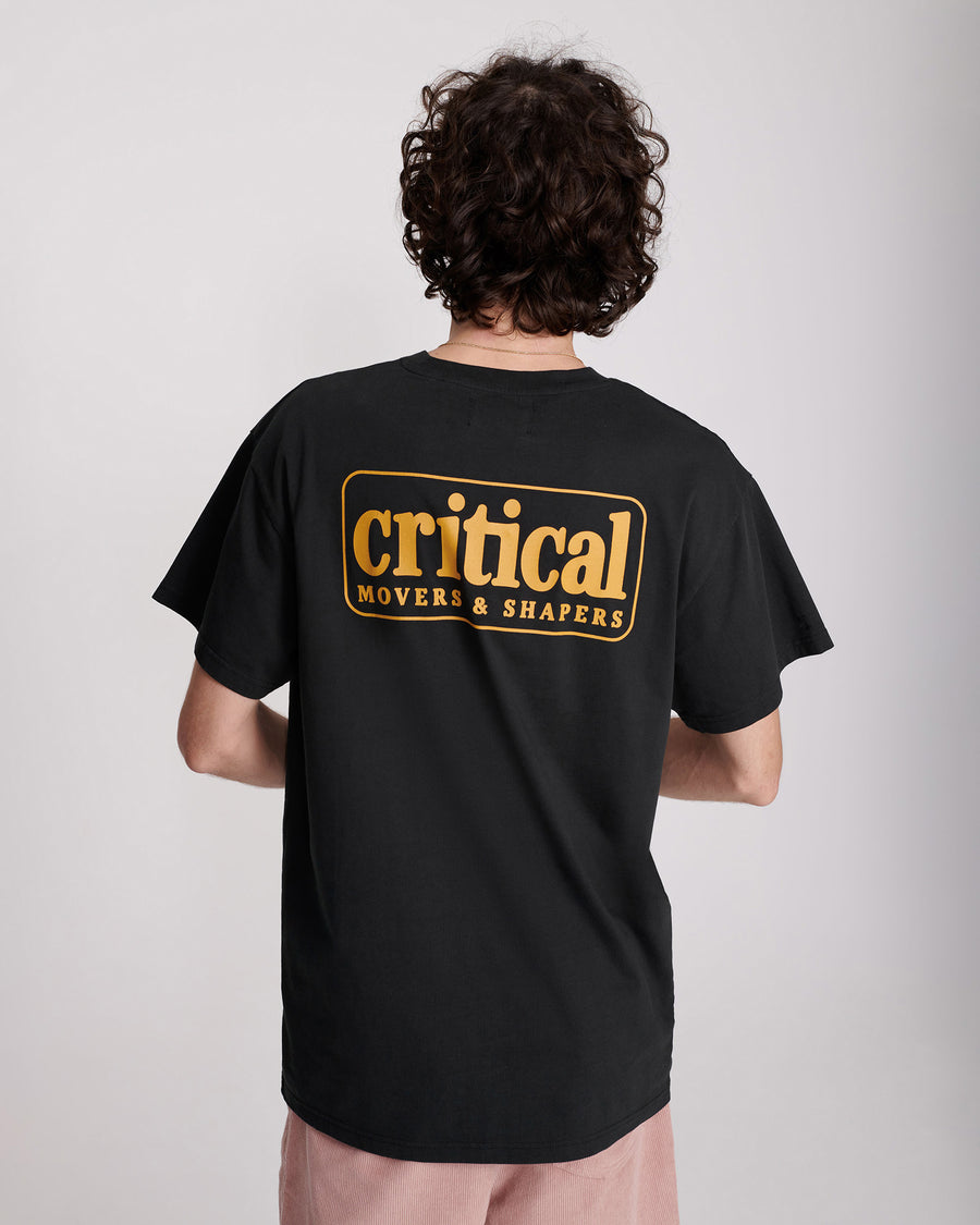 SHAKER TEE - VINTAGE BLACK