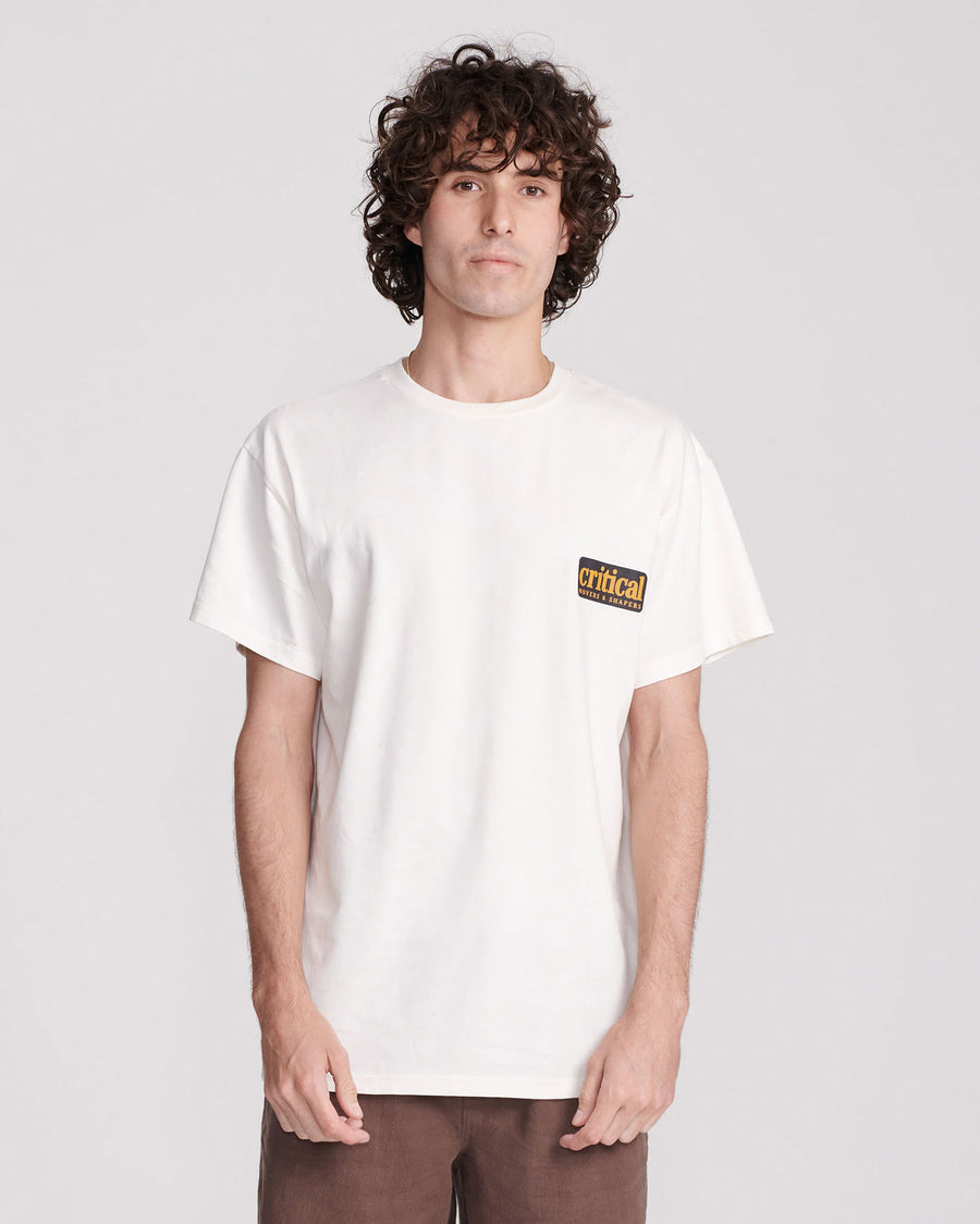 SHAKER TEE - VINTAGE WHITE