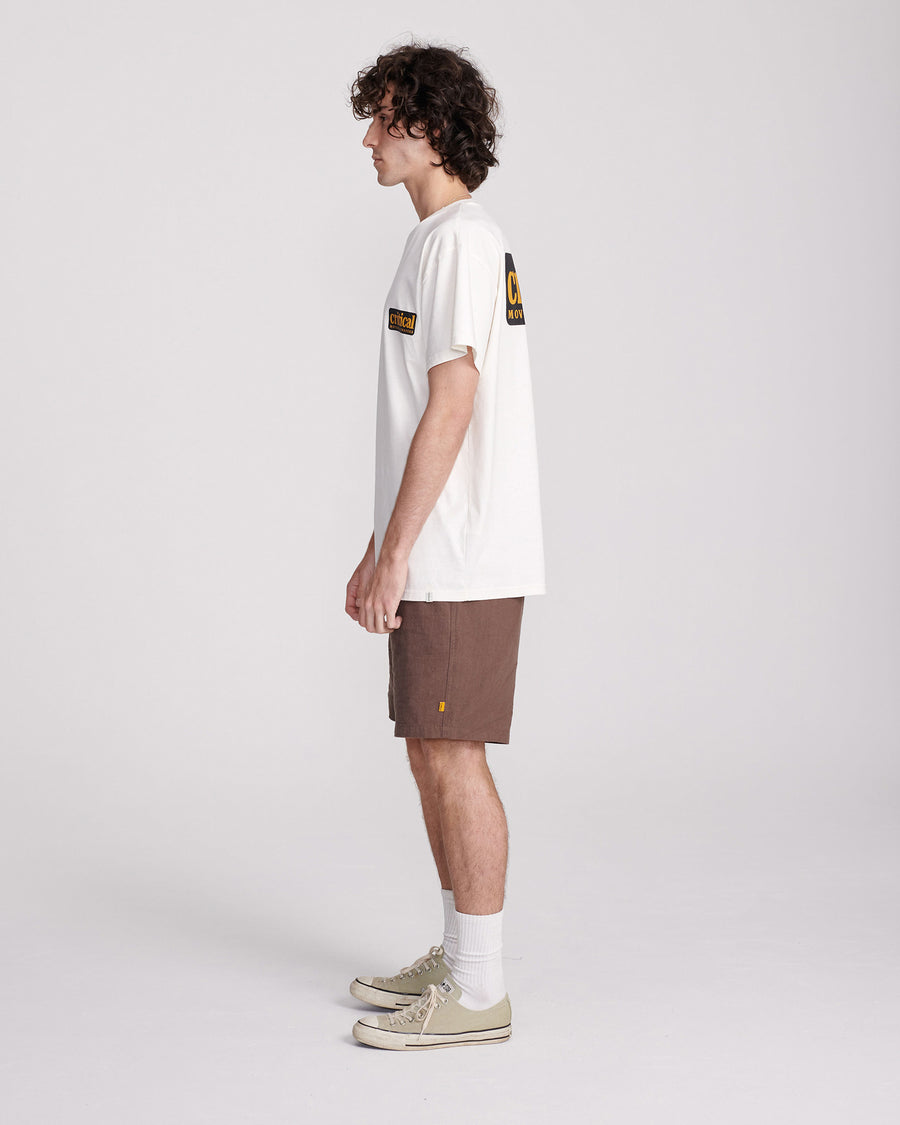 SHAKER TEE - VINTAGE WHITE