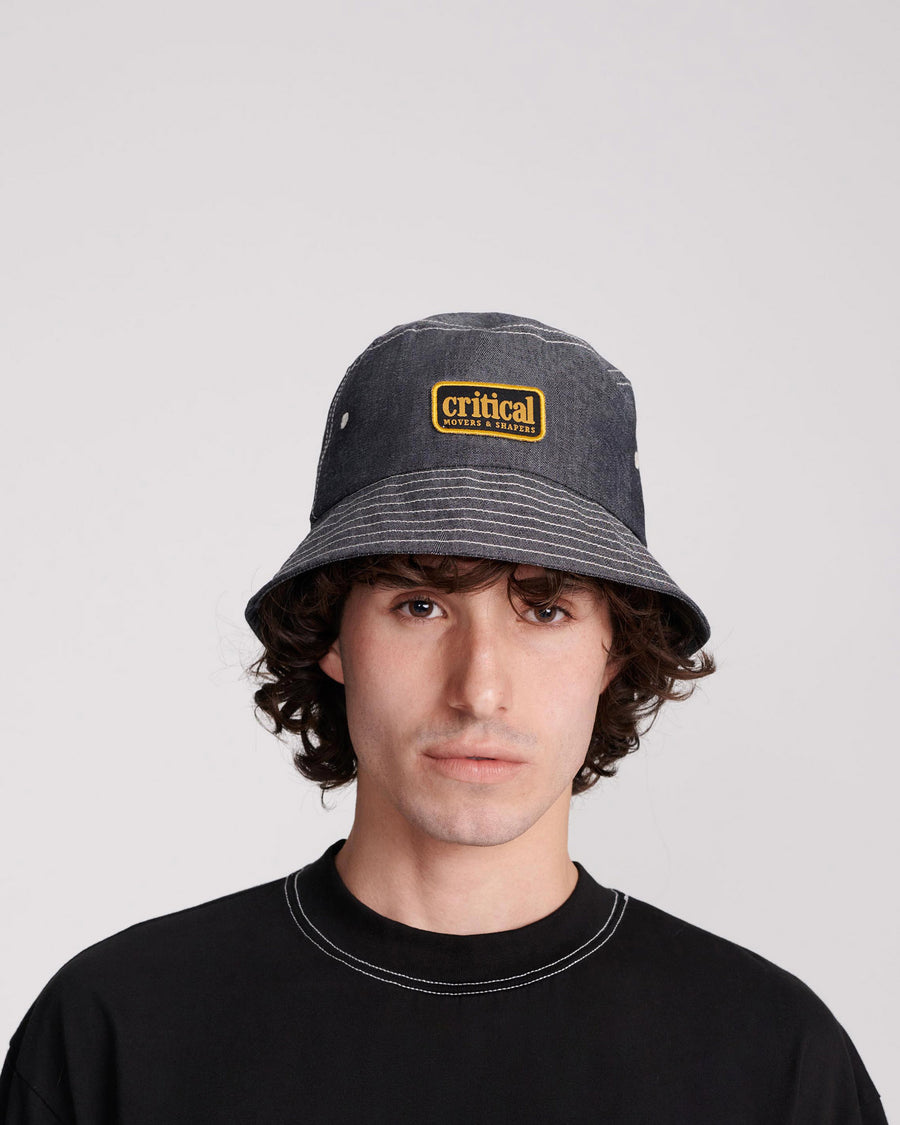 SHAKER BUCKET HAT - BLACK