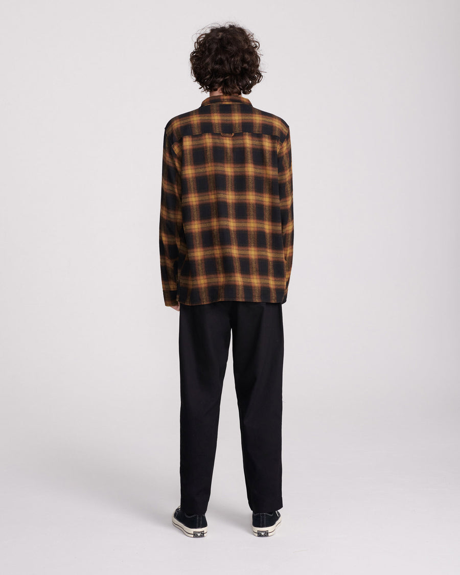 SHIN LONG SLEEVE OVER SHIRT - CAMEL