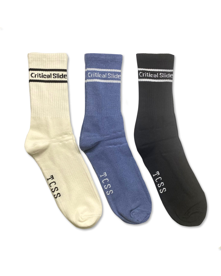 Offset 3Pck Sock - Multi