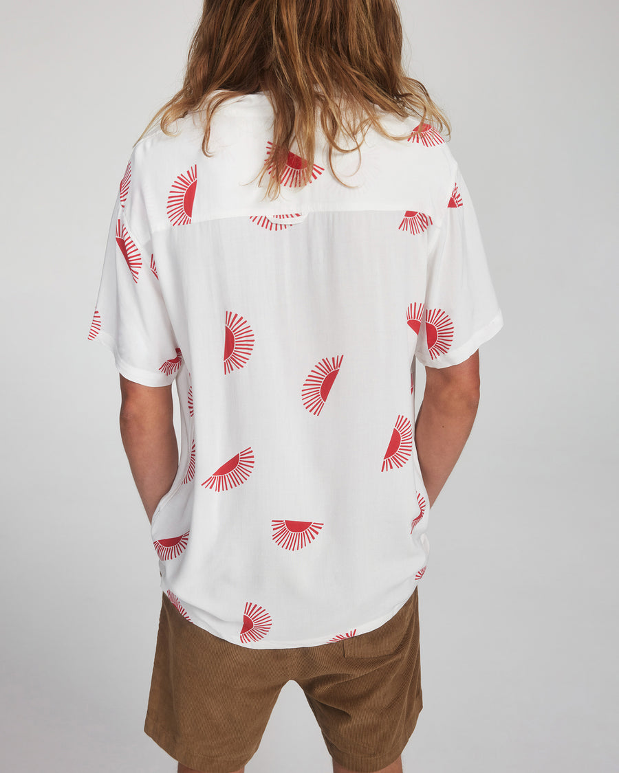 Rising Sun Shirt  - White