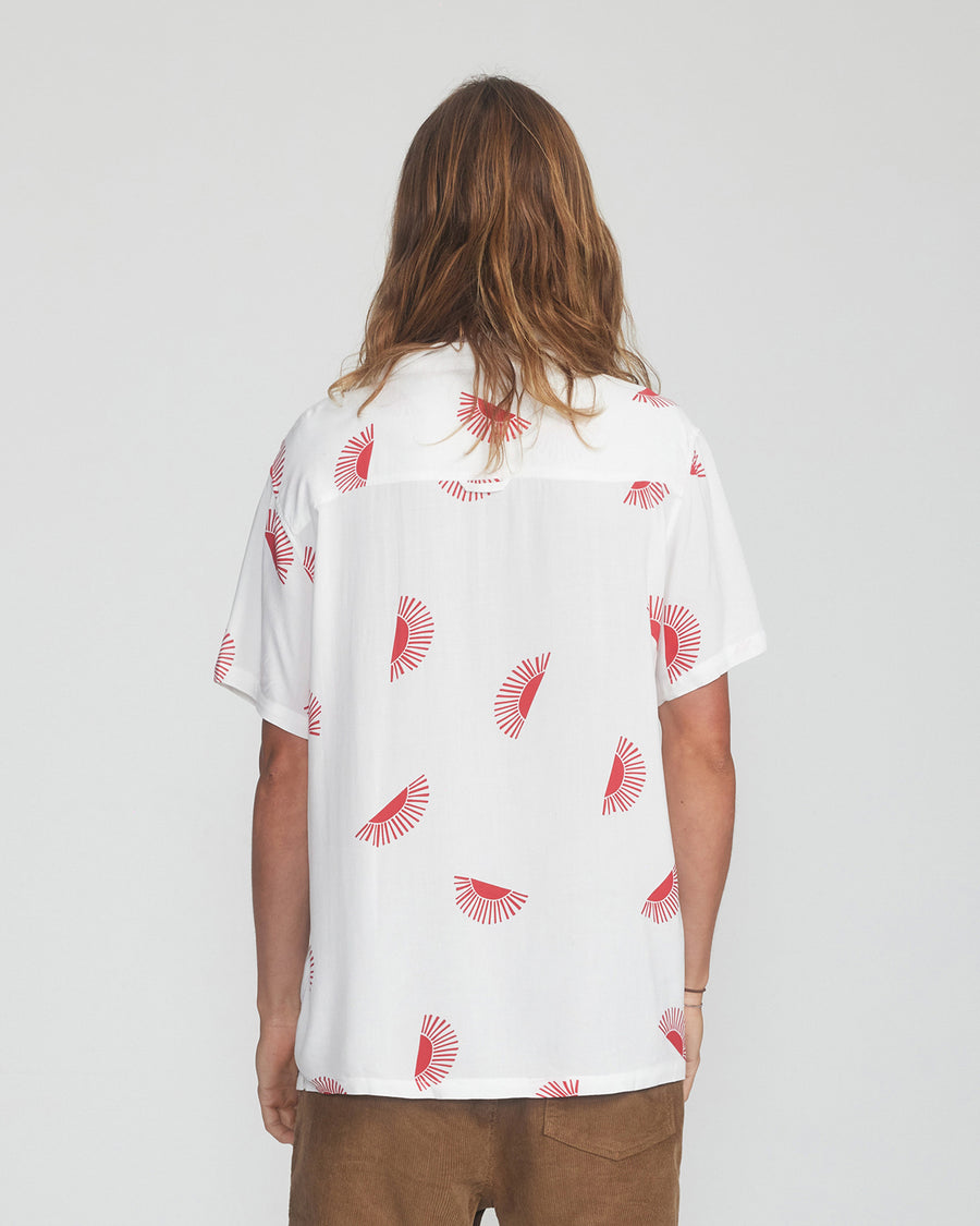 Rising Sun Shirt  - White