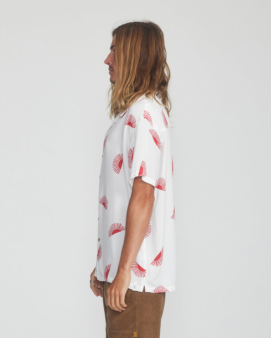 Rising Sun Shirt  - White
