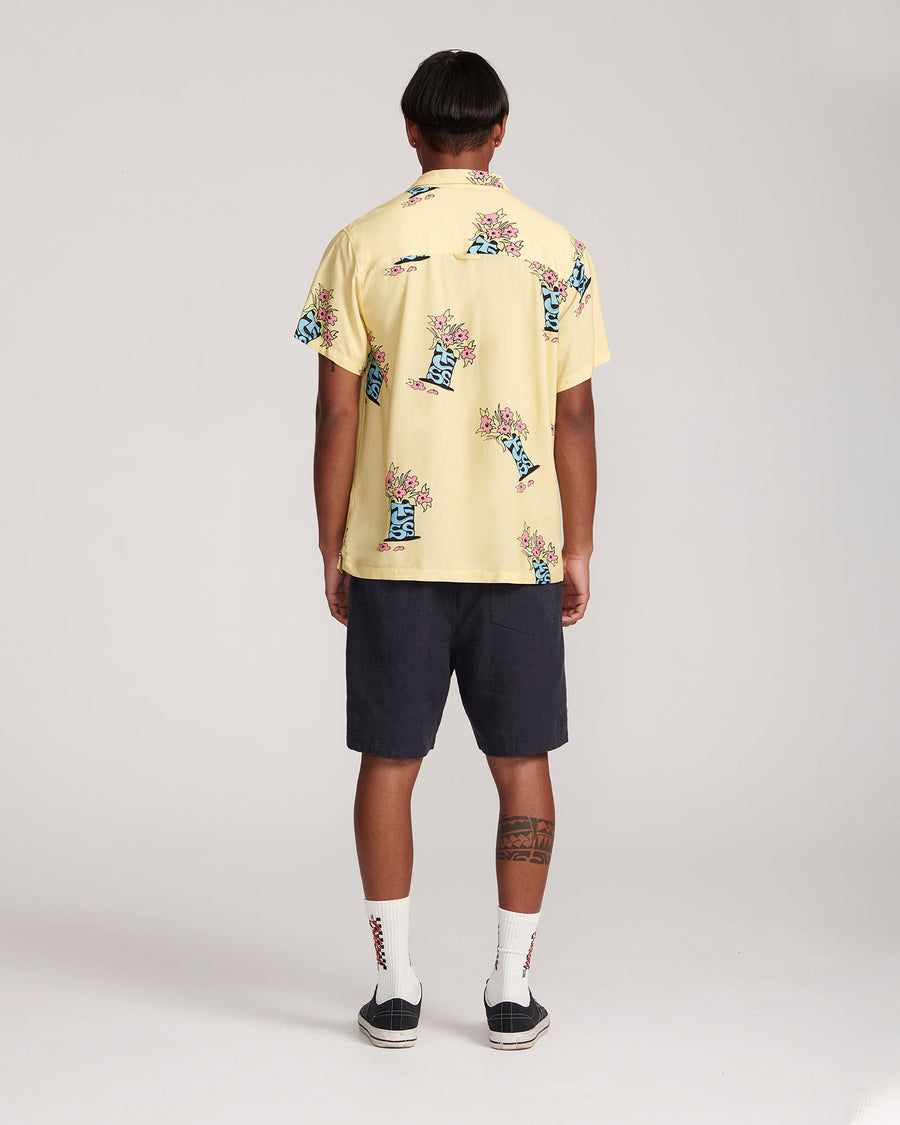 Bunched Resort Shirt - Lemon