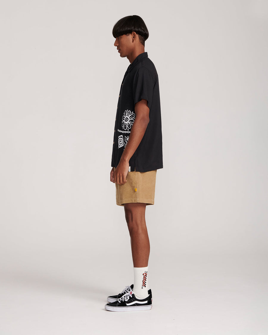 Desire Placement Resort Shirt - Black