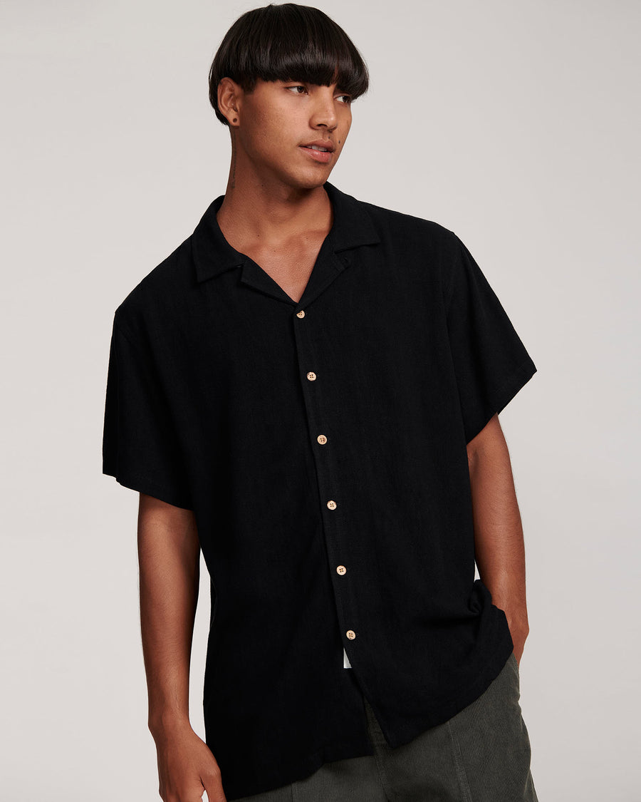 Ernie Resort Shirt - Black